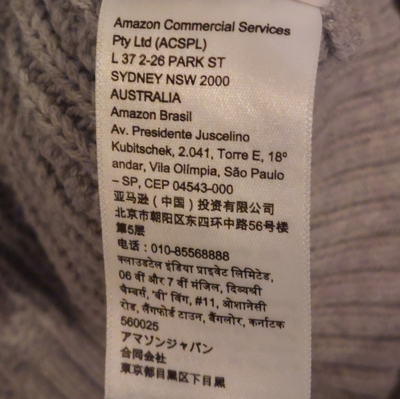 AMAZON Essentials warm gray turtleneck sweater size small - Picture 11 of 12